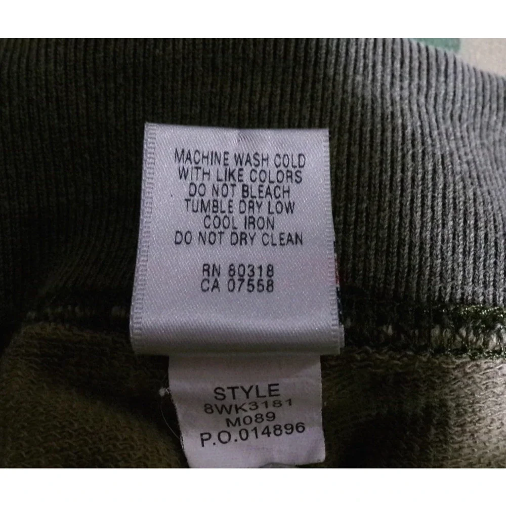Y2K Lucky Brand Sweatpants Large Camo Leaf print Vtg 2000's Boho wide leg Nice - Picture 3 of 8